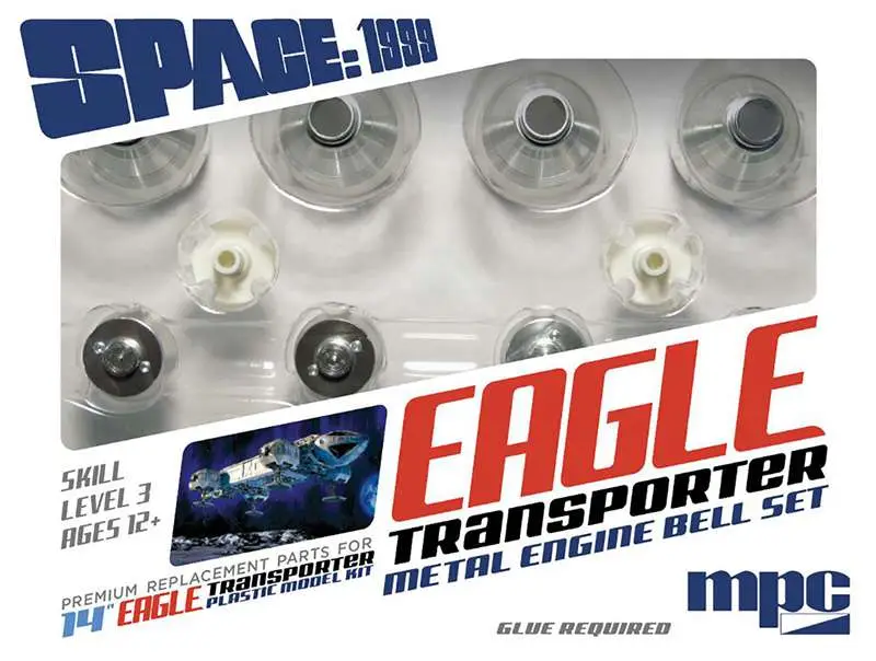 Figurine space 1999 eagle metal engine bell set